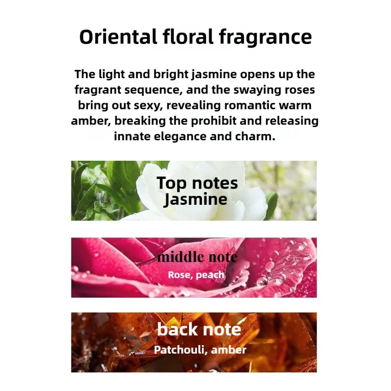 Parfum Femme Elegan 100ml Wewangian Bunga Oriental Tahan Lama dengan Jasmine Rose & Patchouli – Sempurna untuk Segala Acara