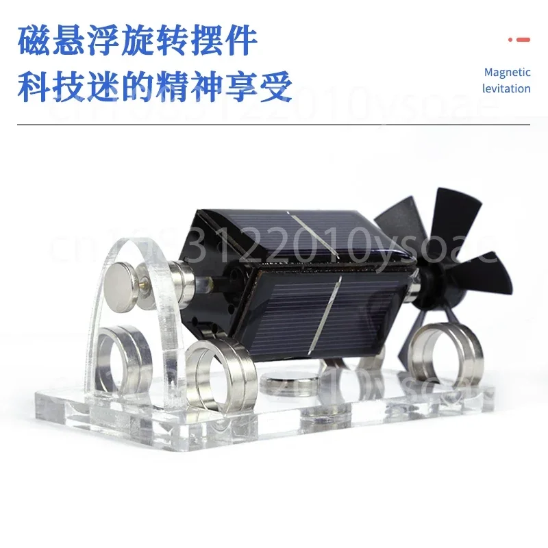 Perpetual Motion Magnetic Levitation Ornament: A Creative, High-Tech Office Desk Decoration for Stress Relief