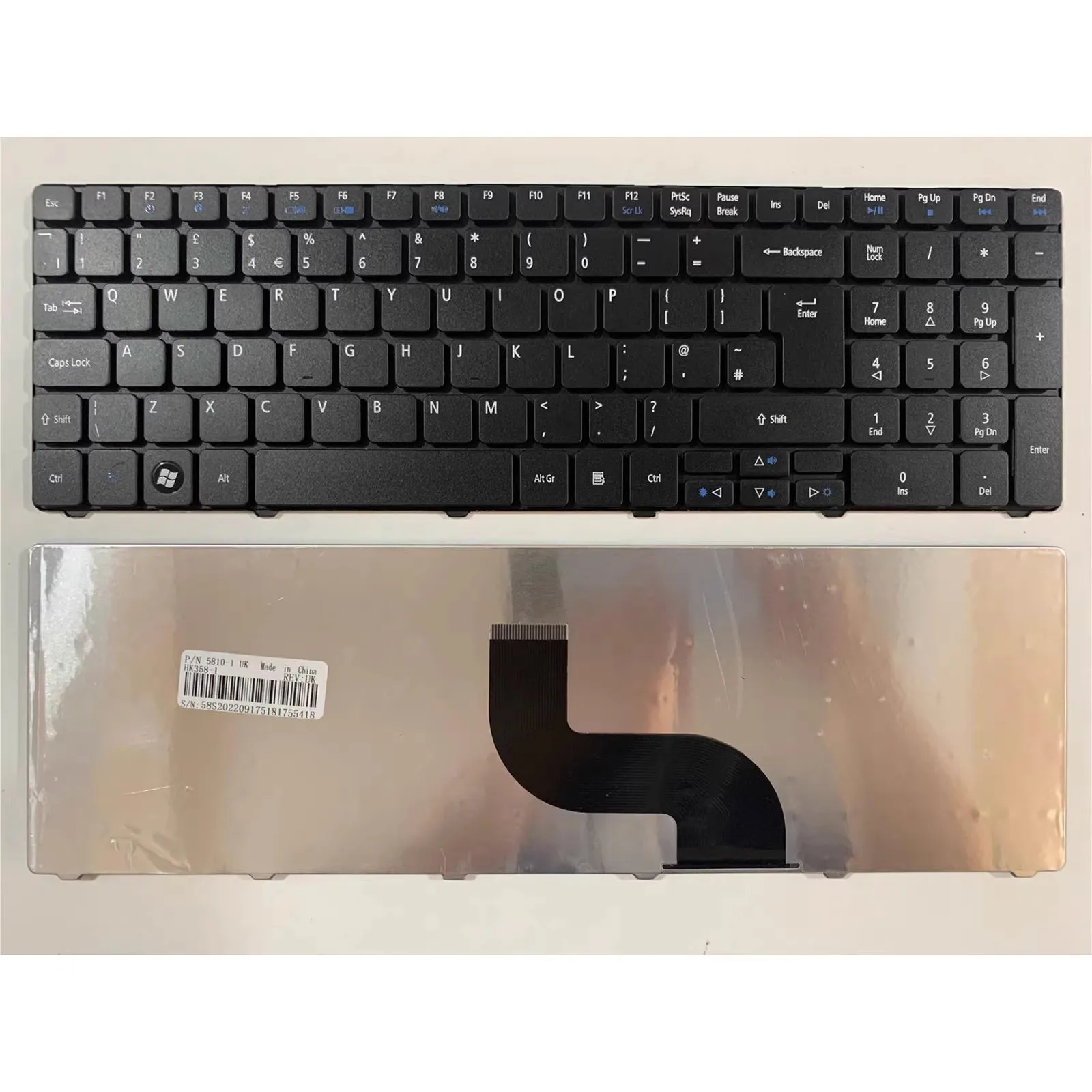

for acer E732 series ZRD eMachines E730 E730G E730Z E732 E732G E732Z E732ZG NEW71 NEW75 TE11HC BIC50 ZR7 ZR7A ZR7B ZR7C keyboard