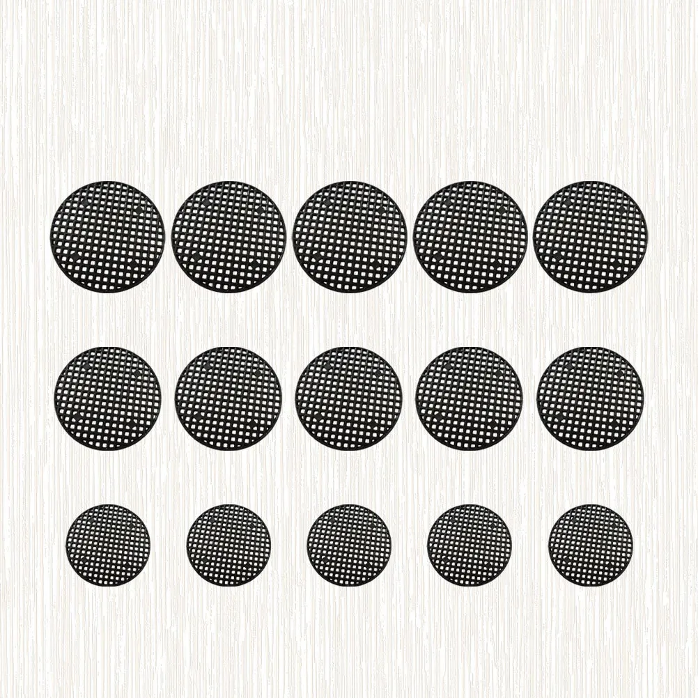 

150Pcs Eco-Friendly PP Round Mesh Pads Thickened Flowerpot Bottom Grid Garden Drainage Hole Covers Plant Soil Protection Pads