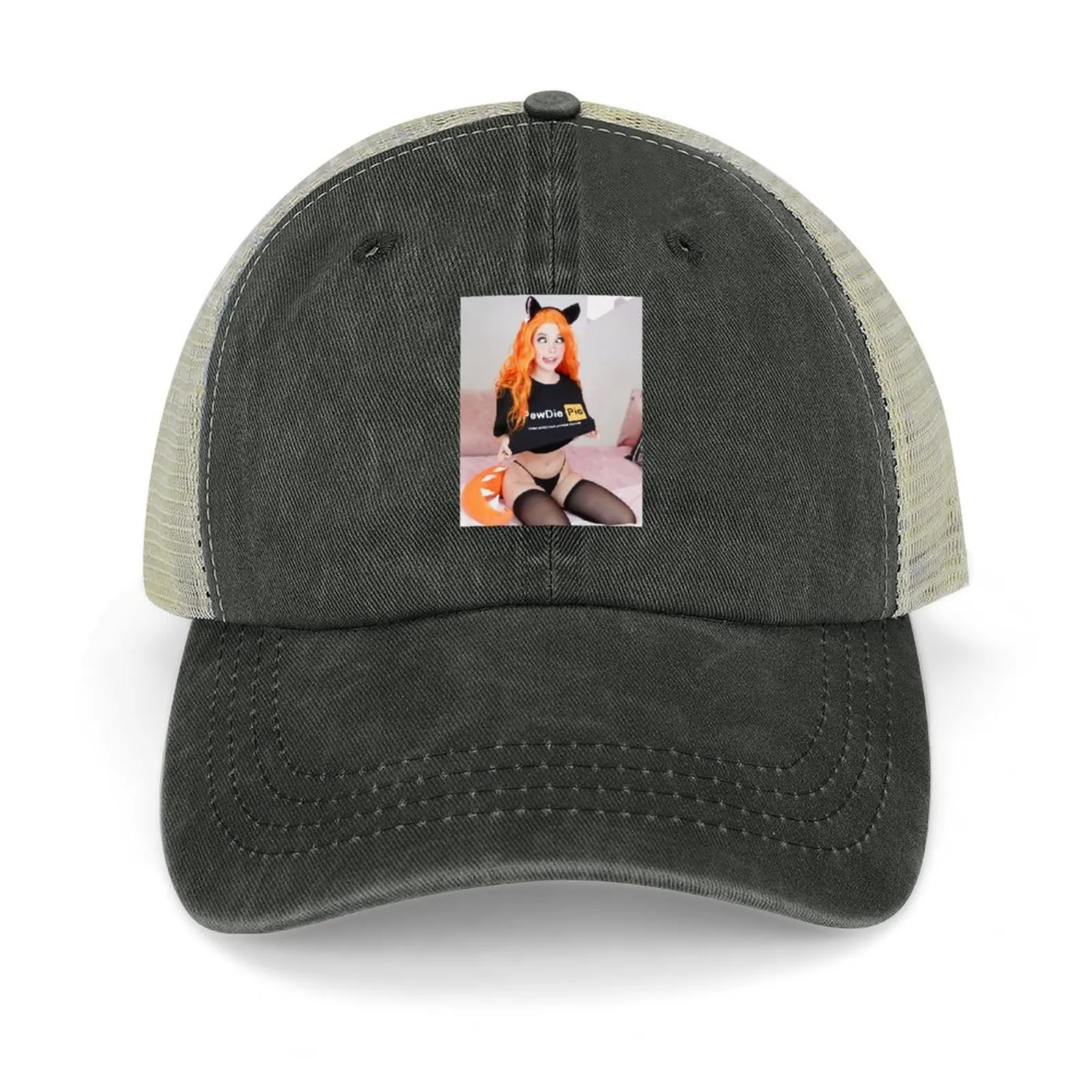 

Belle Delphine Baseball Cap fishing hat Big Size Hat Luxury Hat Women's Hats Men's