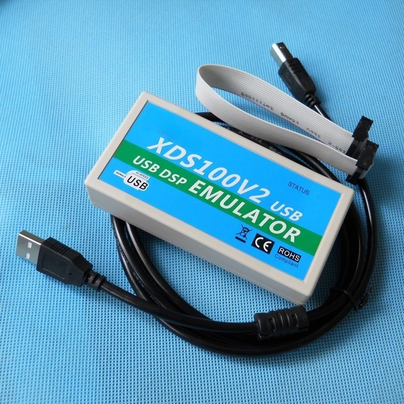 XDS100V2 USB2.0 DSP Emulator, TI DSP ARM Debugger Programmer, Support CCS4 CCS5, 64bit