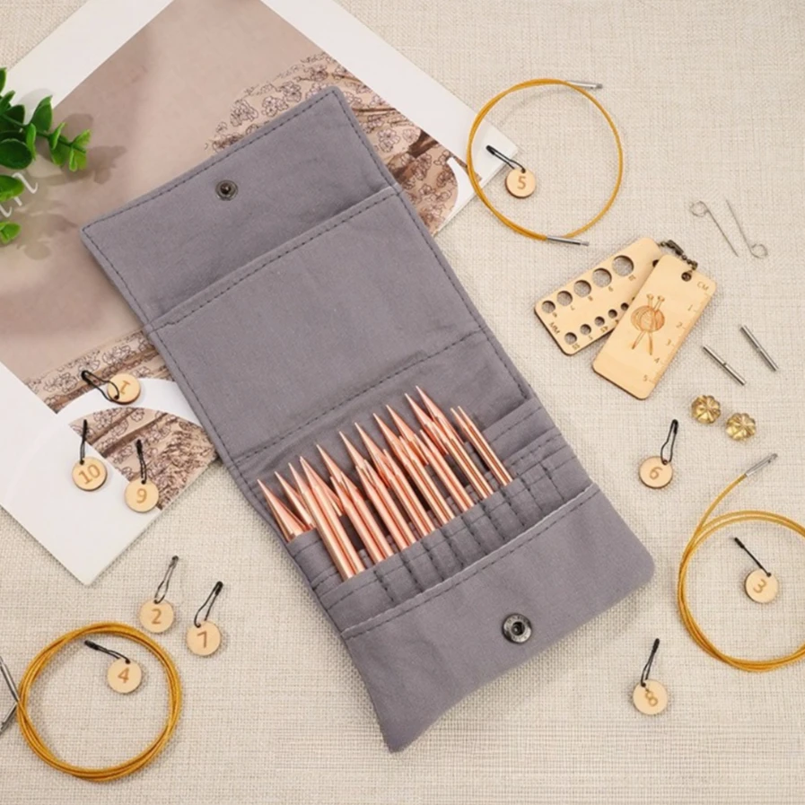 13-pairs-30mm-10mm-grey-detachable-circular-needle-sweater-knitting-tool-storage-bag-interchangeable-circular-knitting-needle