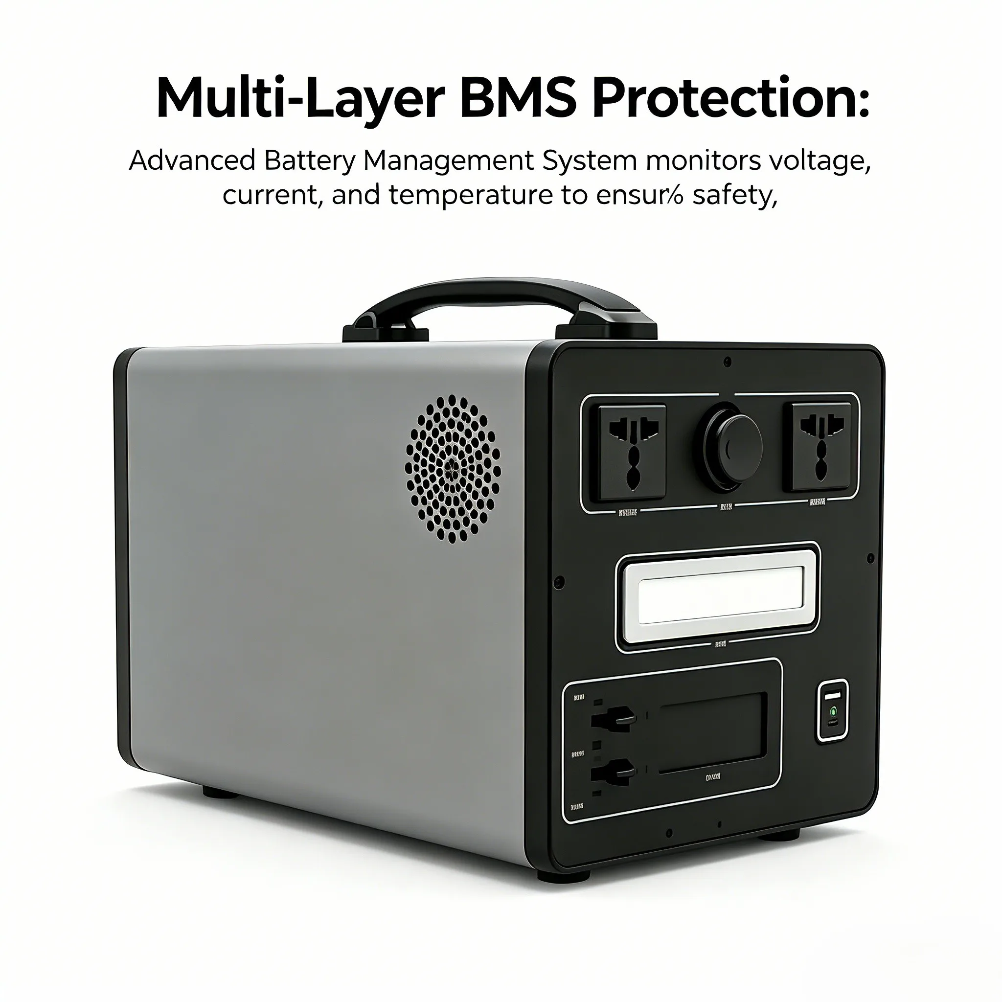 1500W 3000WH Outdoor Mobile Power Supply, Outdoor Portable Integrated Power Station, For Camping And Home Emergencies