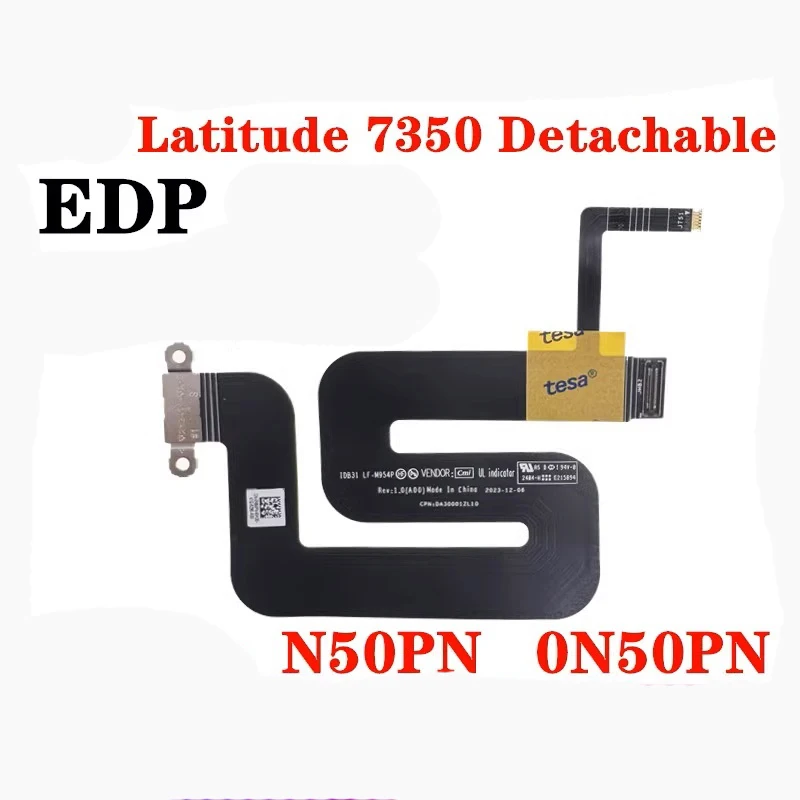 New Original 2in1 tablet LCD EDP Cable for Dell Latitude 7350 Detachable IDB31 LF-M954P DA30001ZL10