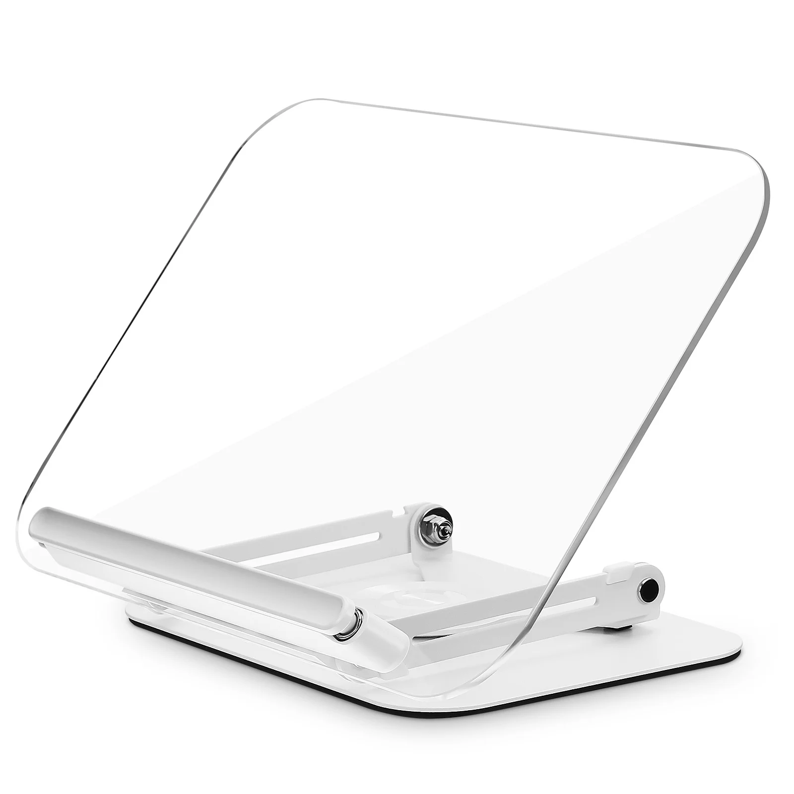 

Adjustable Reading Stand Book Holder Rotatable Hands Free Book Stand Laptop Tablet Holder with Page Clips Laptop Base