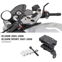 Motorcycle Phone Holder GPS Stand Bracket For BMW K1200R K1200R Sport 2005 2006 2007 2008 Mount Universal Navigation Bracket