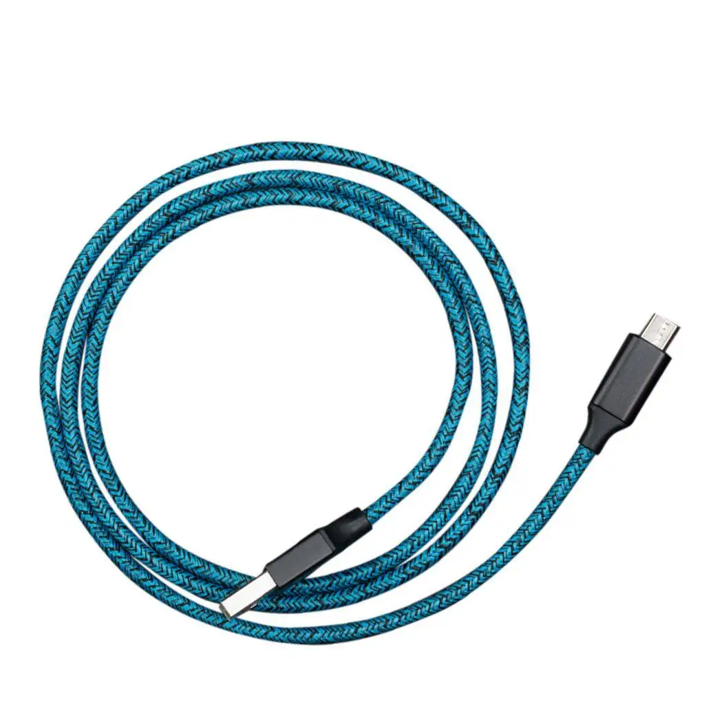 Phone Data Sync Cable Mobile Phone Braided USB Charger Cord Replacement for Android Phone