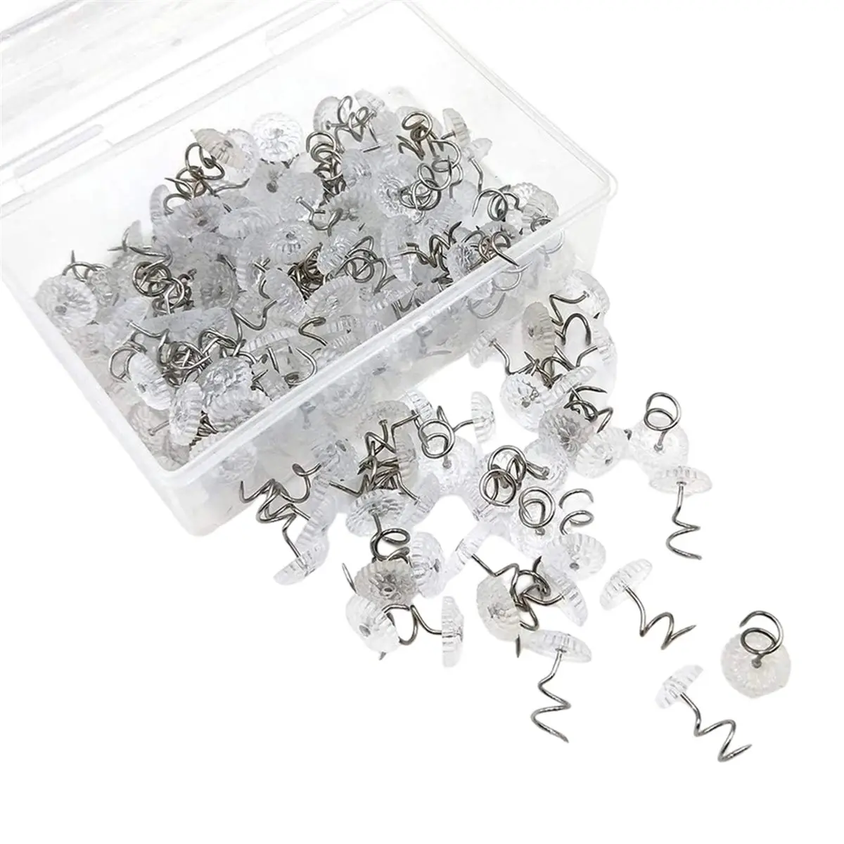 A1552K 50pcs Spiral Sofa Nails Tacks - Decorative Furniture Pins for Enhanced Home Aesthetics SUMMER
