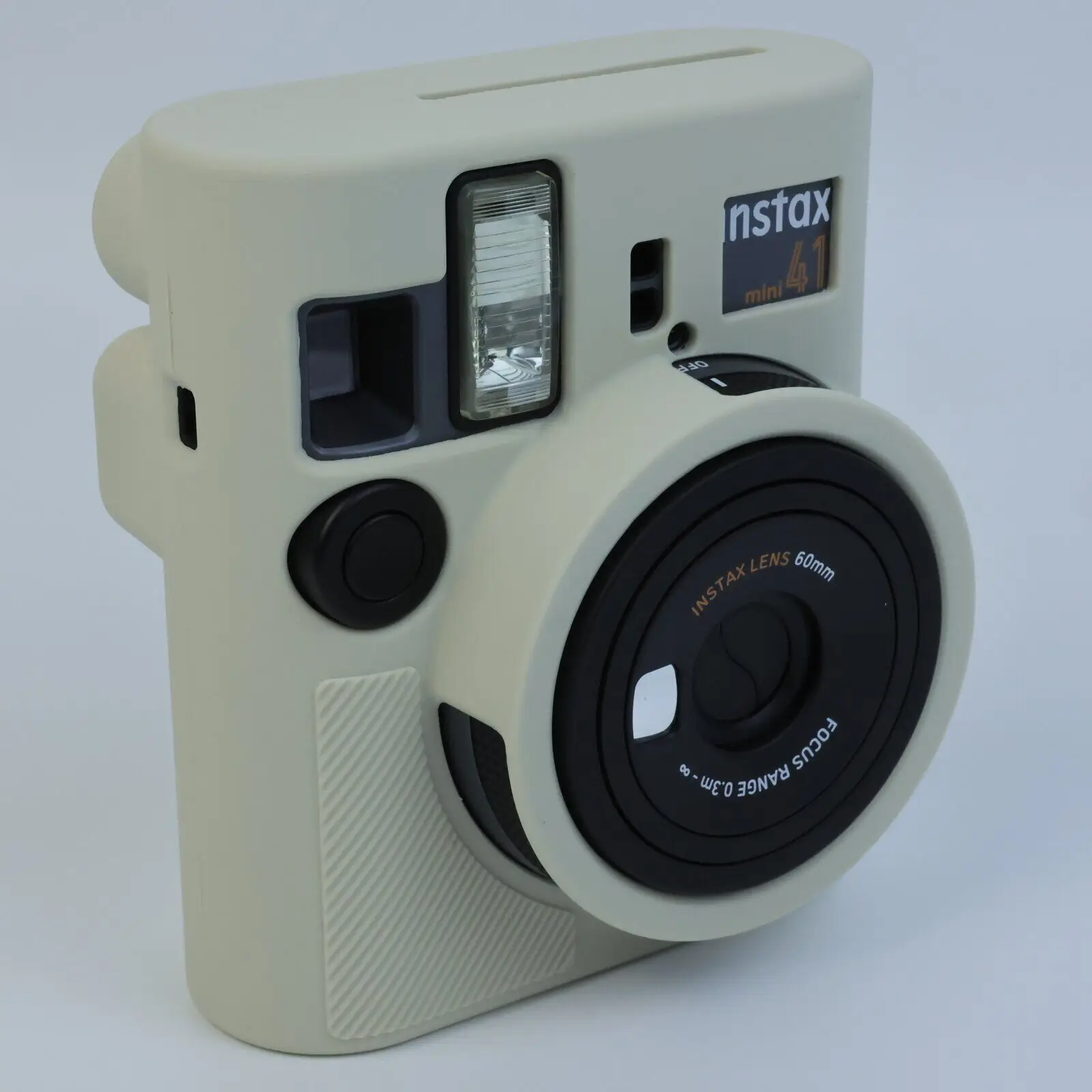 Funda de silicona Fujifilm Instax Mini41 para cámara instantánea; Bolsa blanda para cámara de película instantánea