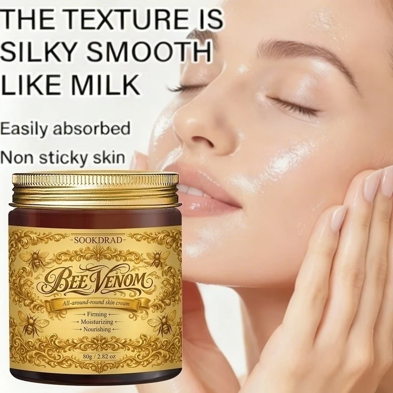 

Bee Venom All-around Cream, Firming Moisturizing Nourishing, 80g, All Skin Types, Face & Body, Daily Use