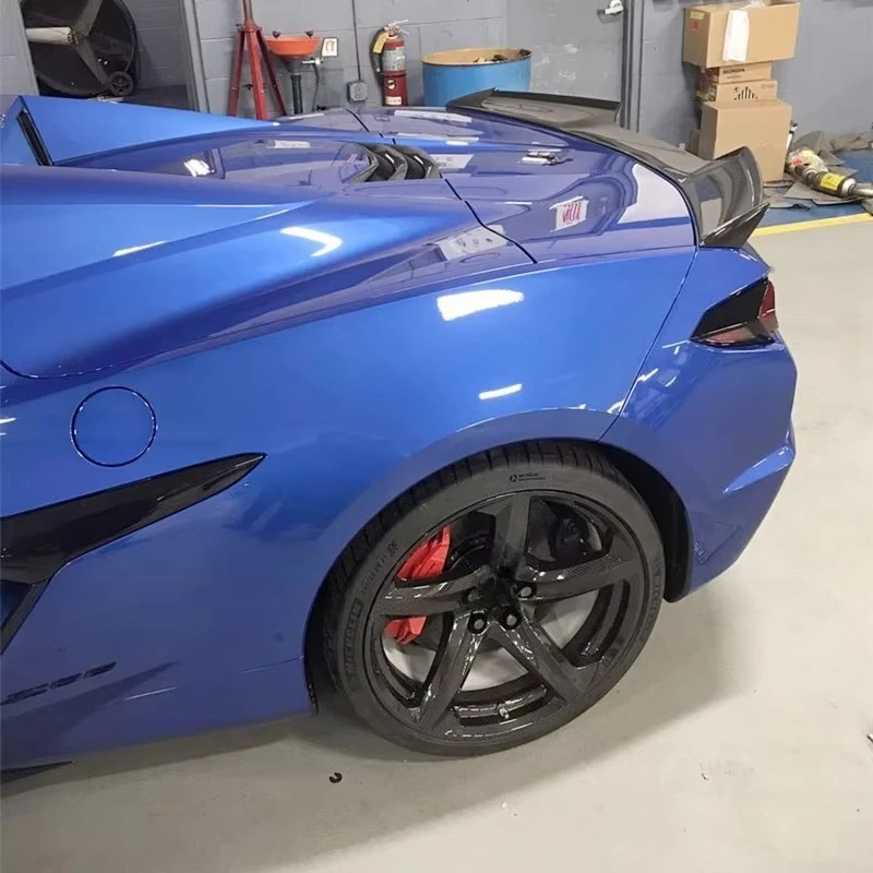 

Precision-Crafted FORChevrolet Corvette C8 Z06 Carbon Fiber 5V5 Design Rear Trunk Spoiler Wing 2023