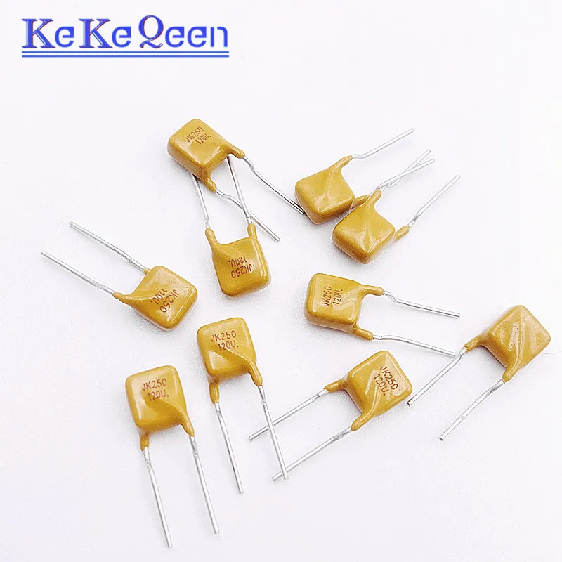 10pcs Resettable Fuse PTC 250V DIP JK250 120U 145U 40mA 50mA 60mA 80mA 90mA 0.11A 0.12A 0.145A 0.18A 0.2A 0.4A 0.5A 0.6A 1A 2A