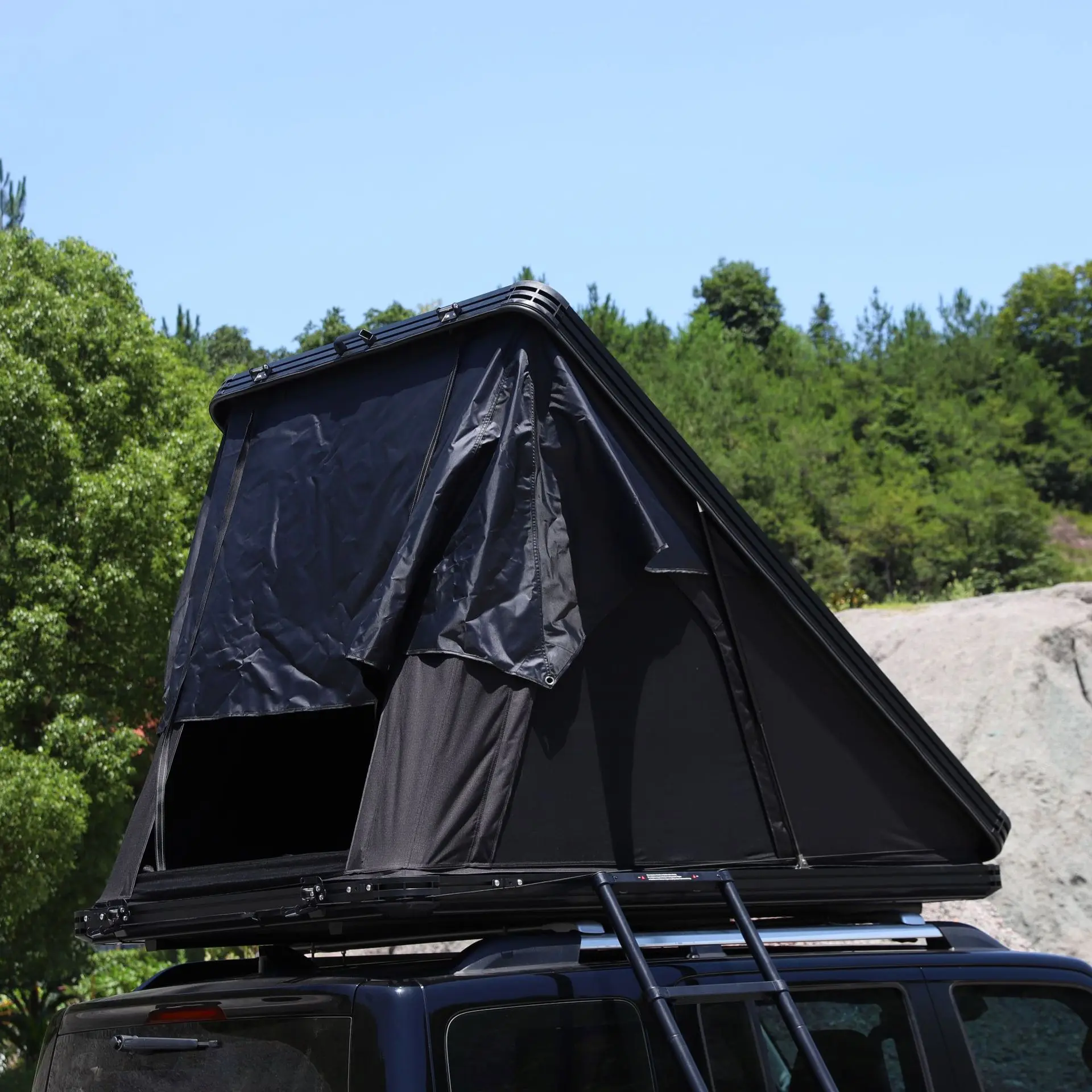 

Da Niu Car Roof Top Tent Double Layer Waterproof 420D Oxford Cloth Outdoor Camping SUV Off-Road Storage