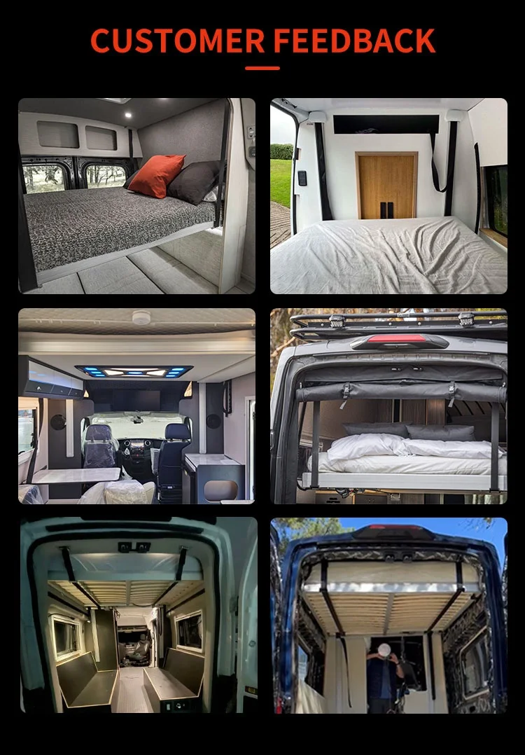 Van Electric Drop Bed, 2090x1600mm 250kg Load, Motorized Ceiling Bed Mechanism, for Overland Van Life and RV, V-Pro Series