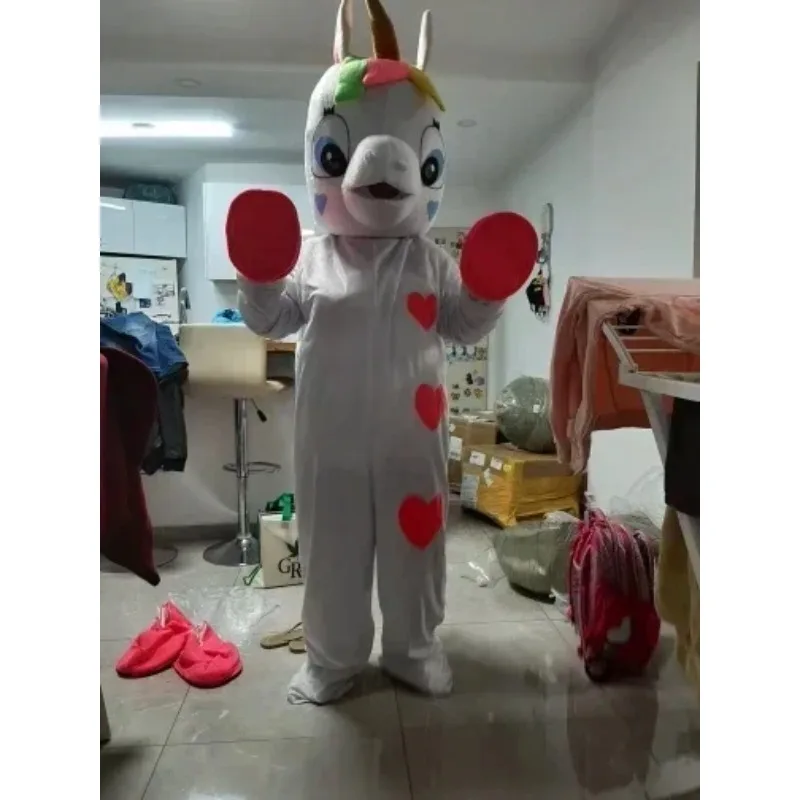 تأثيري حلي يونيكورن BUTTERCUP الحصان التميمة حفل الإعلان عيد ميلاد الحيوان كرنفال حفلة الدعائم التميمة