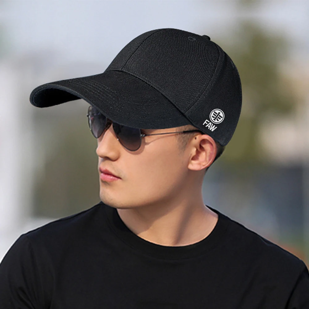 Car Hat Baseball Caps Men Women Adjustable Snapback Car-Styling Hat For FAW V5 X80 B50 Besturn X40 T77 V2 Vita F5 V70 D60 J6 F1