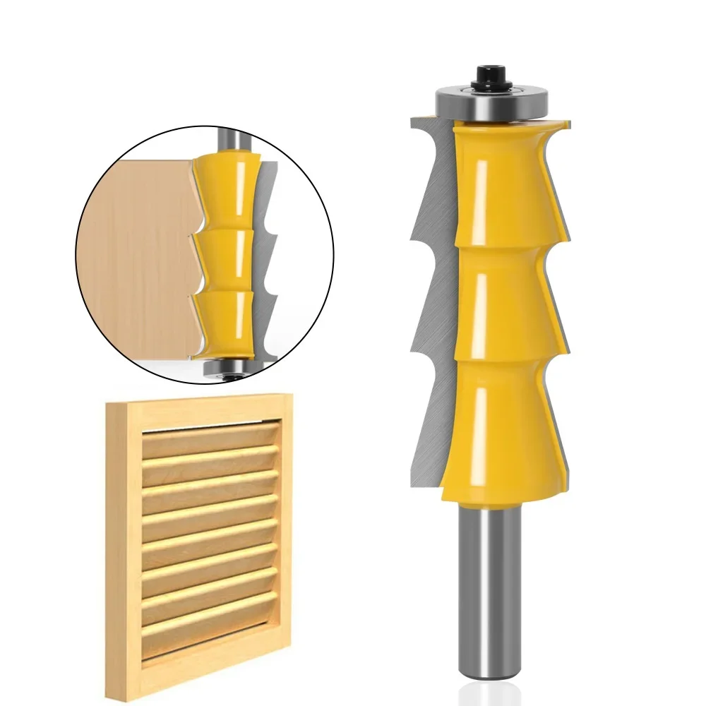 1pc Louver Shutter Style Router Bit - 1/2