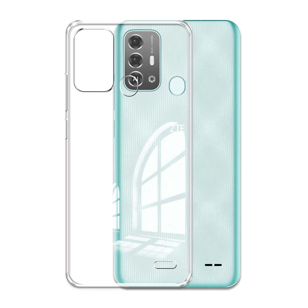 For ZTE Blade A53 Pro Case Clear Silicone Soft TPU Protect Cover For ZTE Blade A53 Bumper Coque For ZTE Blade A53 Pro Plus Funda