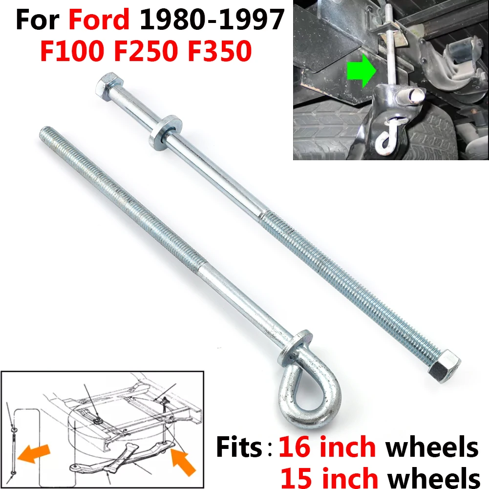 For 1980-1997 Ford Truck Spare Tire Carrier / Wheel Carrier Bolts & Hardware