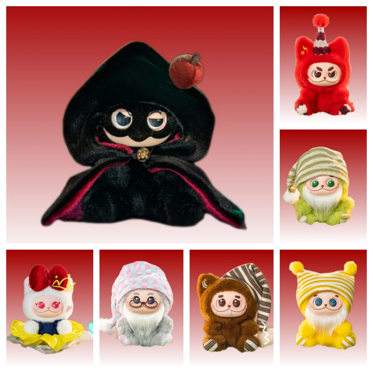 

GISMOW Small Angry Bag Alliance Blind Box Plush Keychain Set Lovely Vinly Doll Trendy Toy Mystery Box Kid Collectible Gift