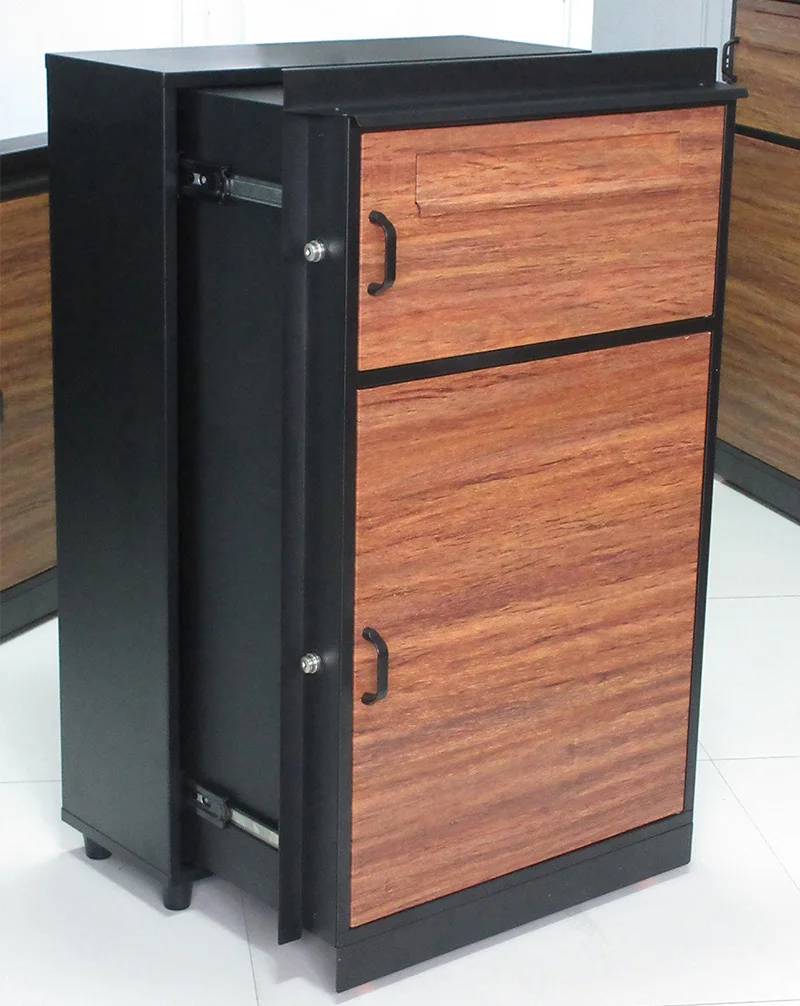 يمكن تمديد صندوق الطرود السريع لزيادة سعة صندوق الطرود المعدني المصنوع من الحبوب الخشبية