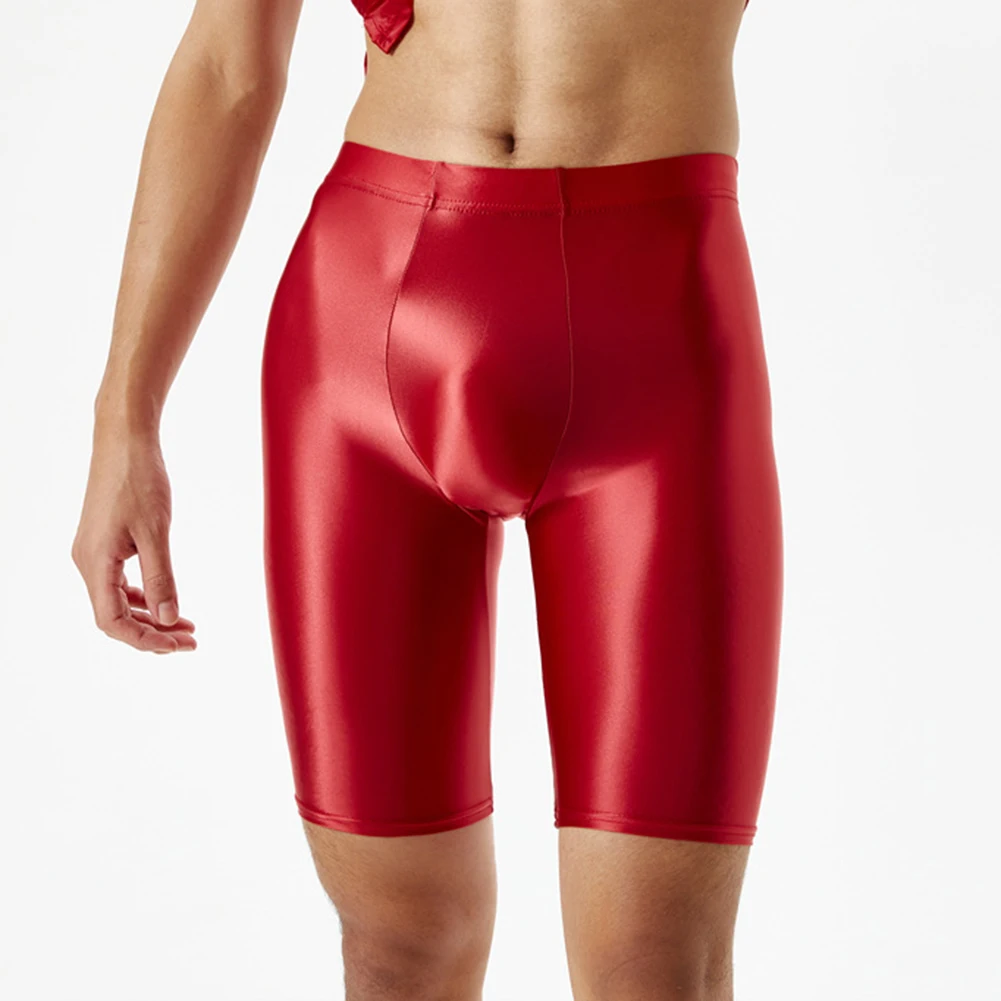 

Men's Sports Gym Shorts Quick Dry Short Surfing Leggings Hombre Stretch Briefs Solid Color Pants Breathable Boxer Shorts