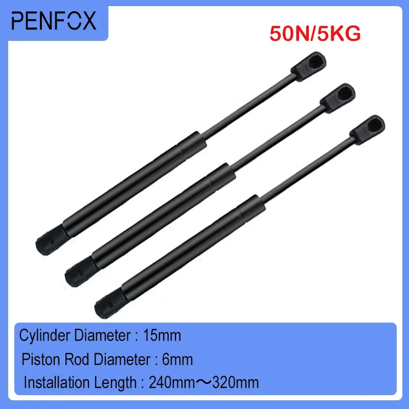 1PC 240-320mm 5kg/50N Universal  Strut Bars Rear Tailgate Boot Gas Spring Struts Prop Lift Support  Hydraulic Lift Support