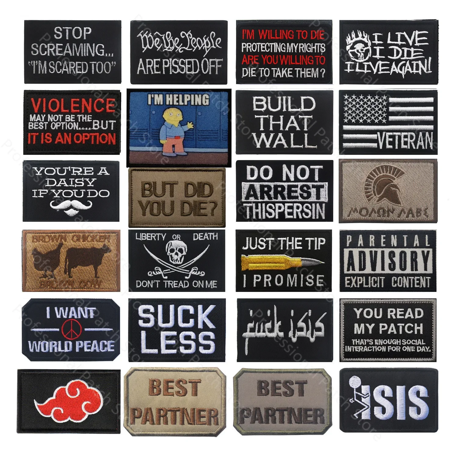 Вышивка Английский алфавит мотивационные фразы забавные классические слова нашивки Тактический слоган слова эмблема аппликация