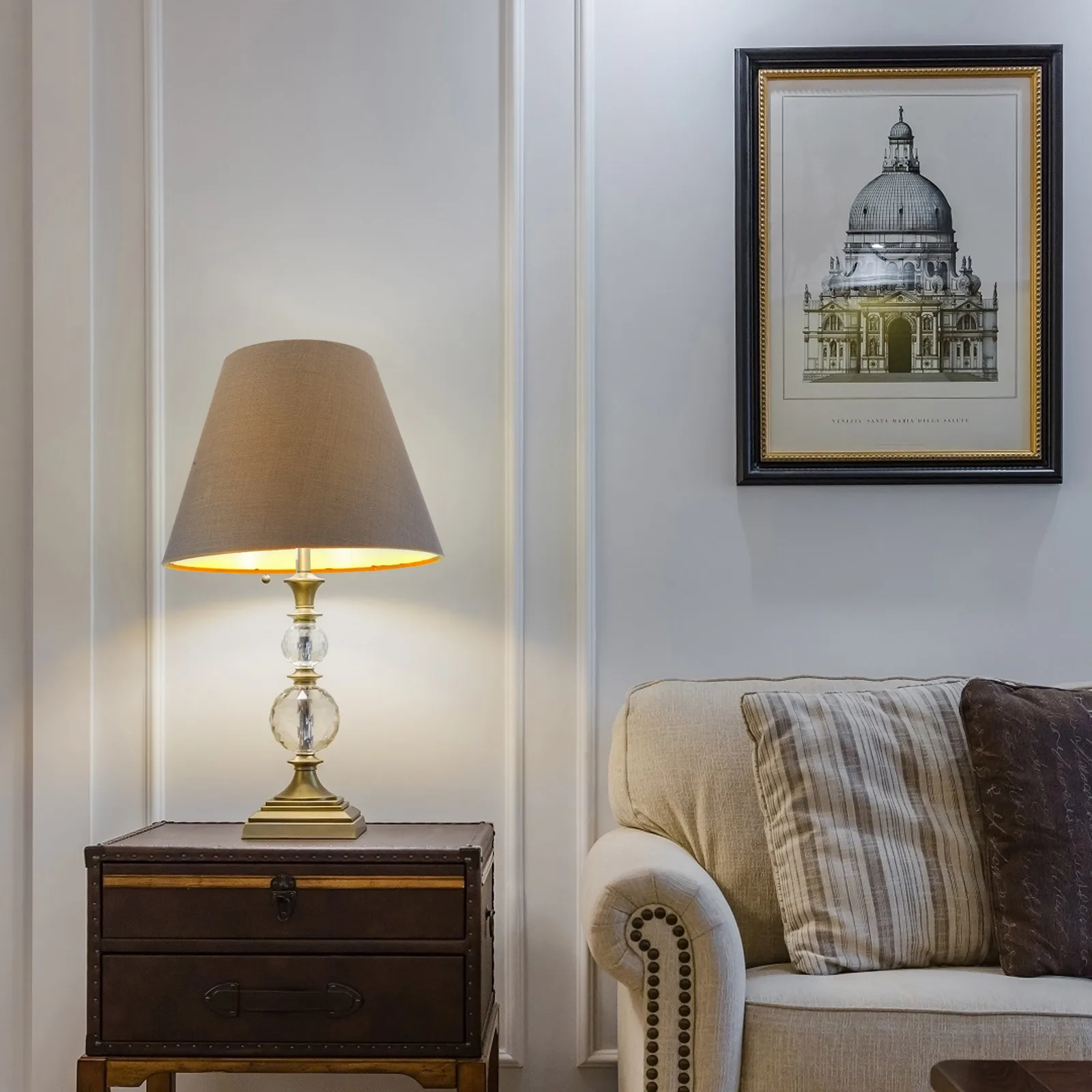 

Cloth Lamp Shade For Ceiling Wall Floor Lamp Dust Proof Decorative Lighting Accessory Cloth Light Shade