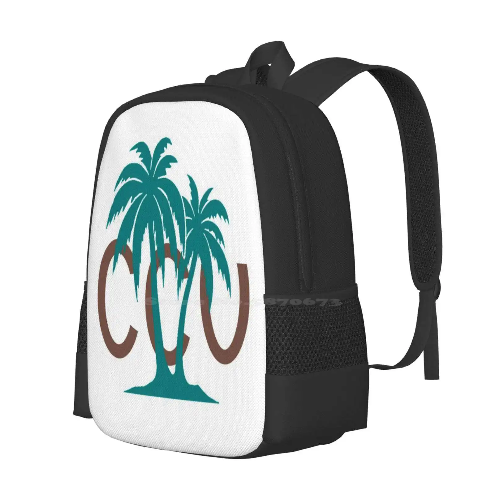 Coastal Carolina Hot Sale Schoolbag Backpack Fashion Bags Ccu Chanticleers Coastal Carolina University Palm Trees Chants Up