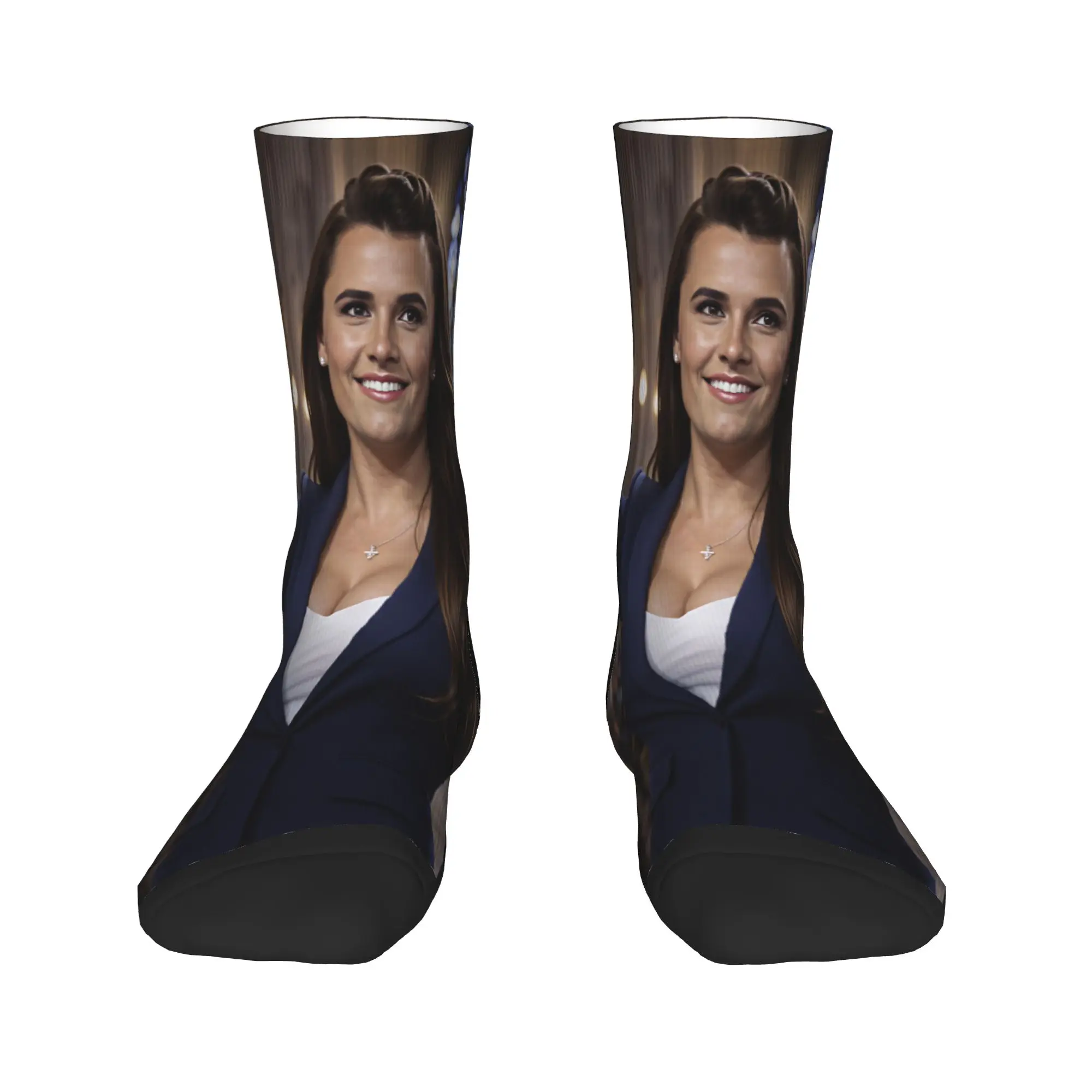 Charlie Kirk Church Power Pose Meme Stockings Elegant Socks Men High Quality Socks Winter Running Design Non-Slip Socks Gift