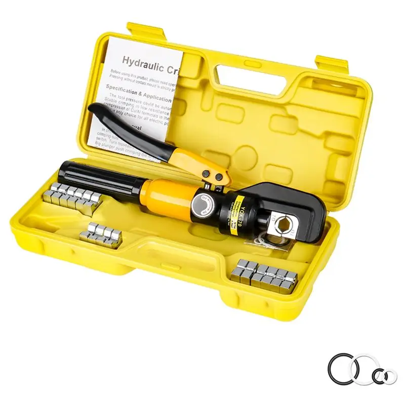 

Гидравлические обжимные клещи 4-70 мм², ручной гидравлический инструмент Pressurehome, беспроводные клещи для обжима кабельных наконечников, новые