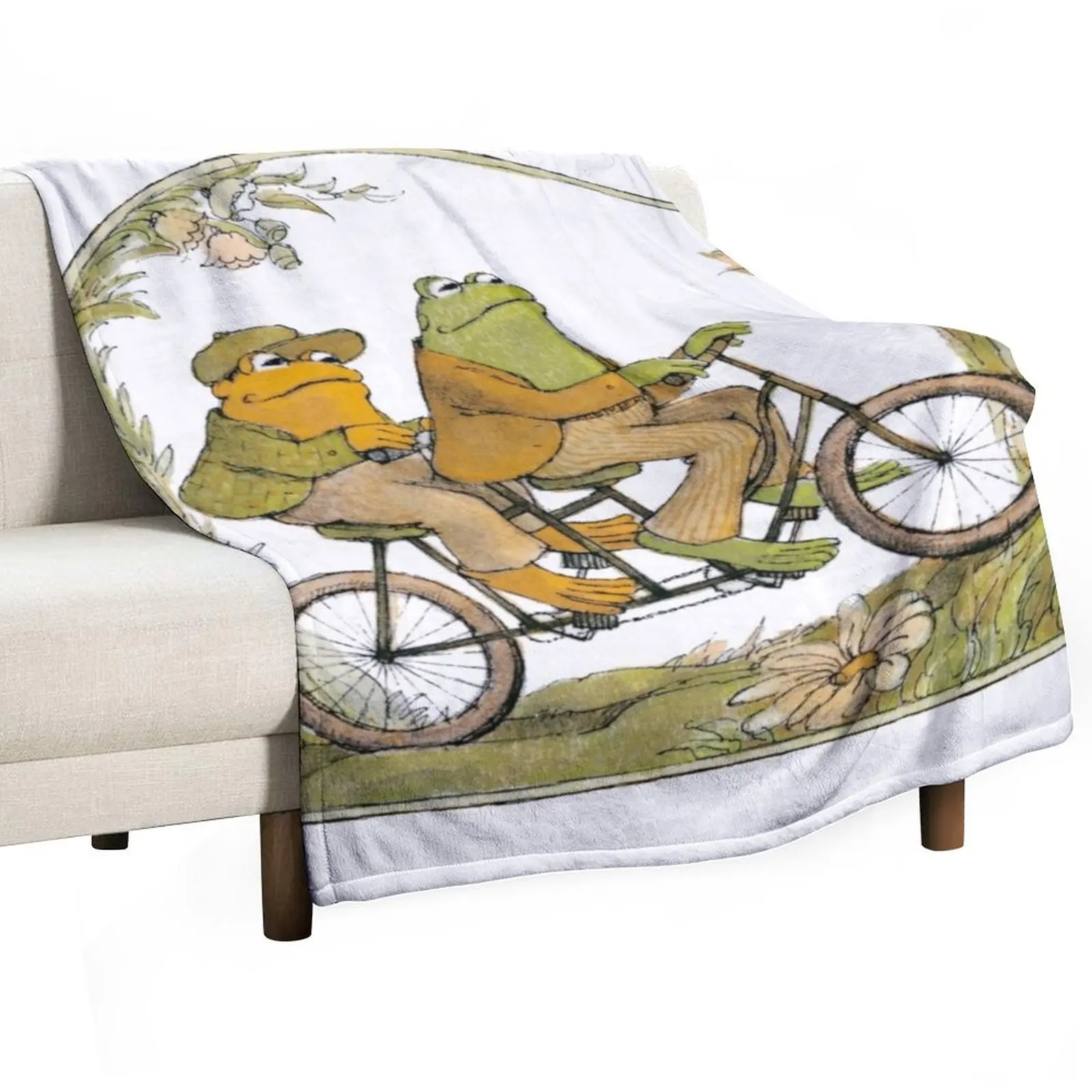 

Frog and Toad Throw Blanket Bed covers Sofa Single Blankets For Sofas Blankets