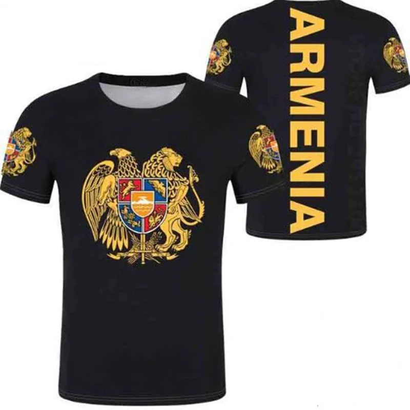 ARMENIA T Shirt Men Women Harajuku Hip Hop Casual Sports T-shirt Top Armenian Nation Flag Am Boy Clothes