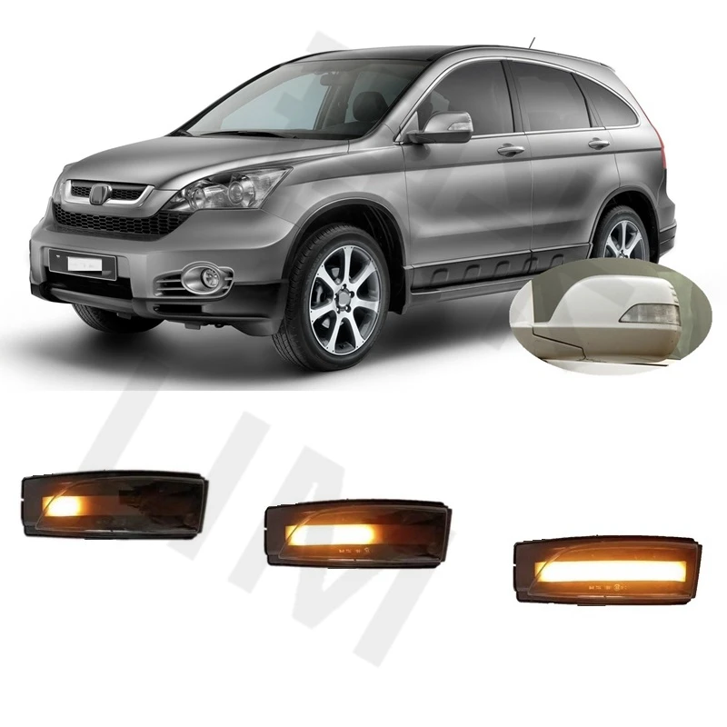 

for Honda CRV CR-V MK3 III RE Crosstour 2006 2007 2008 2009 2010 Dynamic LED Sequential Indicator Mirror Turn Light Signal Lamp