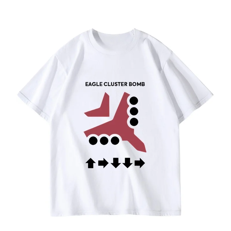 2025 صيف جديد رائجة البيع في جيدي غواص 2 الجحيم غواص لعبة موضوع CosT-shirt الرجال والنساء الصيف القطن تنفس تي شيرت