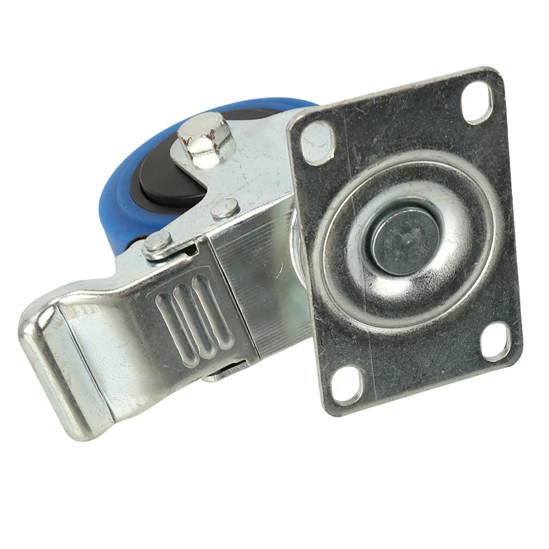 عجلات دوارة مطاطية ذات تحميل ثقيل بدون ضوضاء مثالية لأرفف الأثاث وعربات وعربات اليد وأجهزة النقل