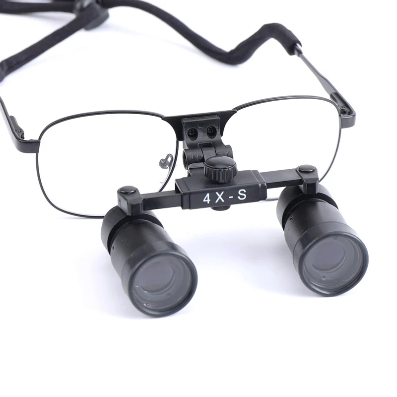 4X 5X 6X 8X High Power Binocular Dental Loupe Long Working Distance Customizable Odontological Glasses Medical Magnifier Lupa