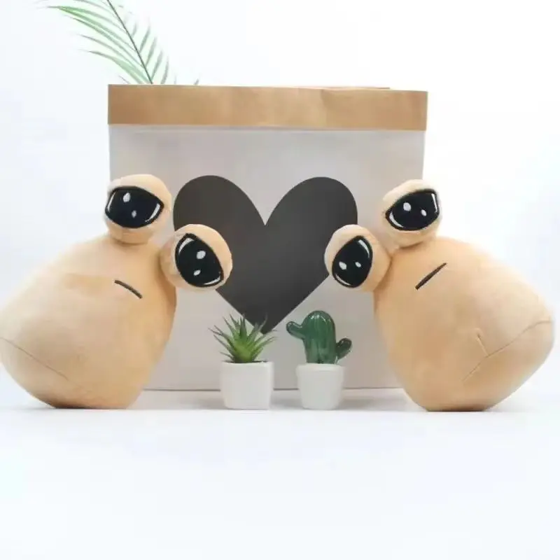 7 Style Pou My Pet Alien Plush Toy Kawaii Alien Pet Doll Cute Pou Stuffed Toys Soft Pillow Plush Animal Gift Toys For Kids Girls