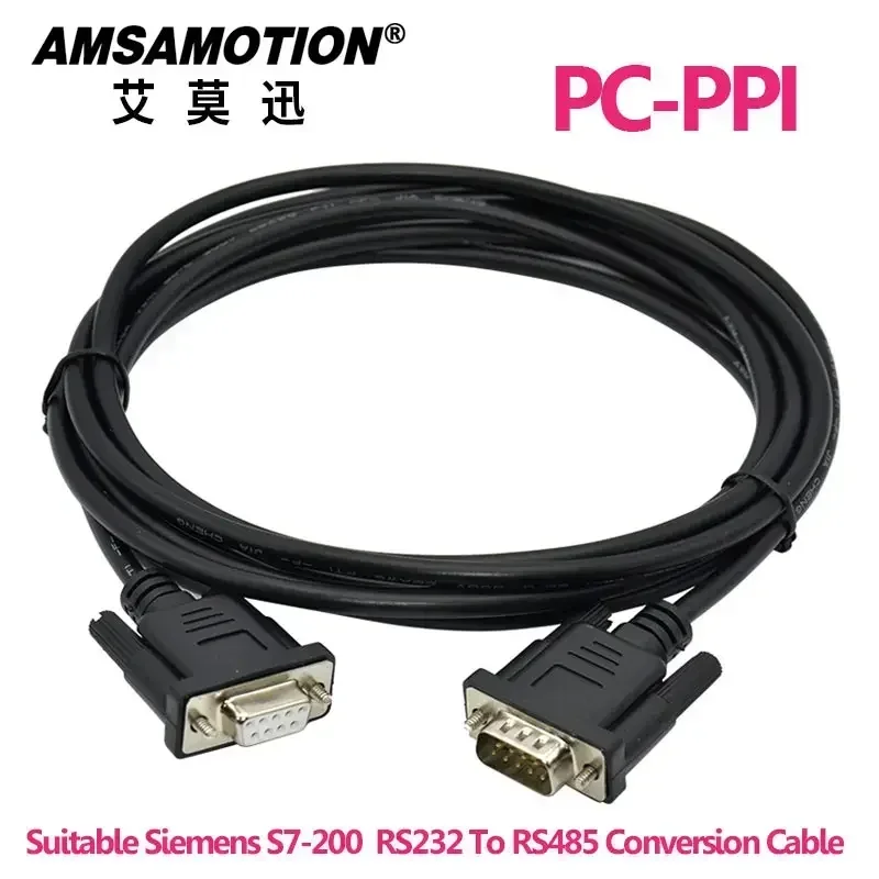 PC-PPI Suitable for Siemens S7-200 PLC Programming Cable Serial RS232 To RS485 Conversion DB9 Download Cale PCPPI 3CB30