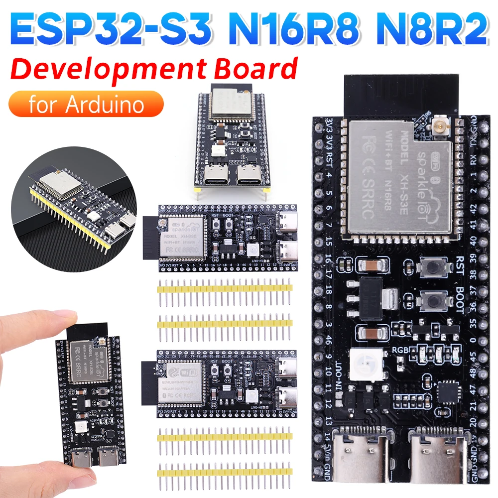 esp32-s3-devkitc-1-placa-de-desenvolvimento-bt-24g-modulo-wifi-para-arduino-8mb-psram-16mb-flash-n16r8-42pin-ch340c-tipo-c-esp32-s3
