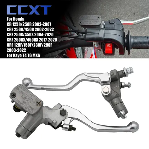 오토바이 7/8 22mm 유압 브레이크 마스터 실린더 레버 클러치 레버 혼다 CRF 250R 450R 250RX 450RX 150F 230F 250X 450X
