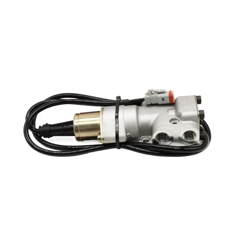 OEM 2417205022 Excavator Spare Parts Fuel System Inje Ction Pump Air Valve Compressed-Air System 24V Solenoid Valve for SCA NIA