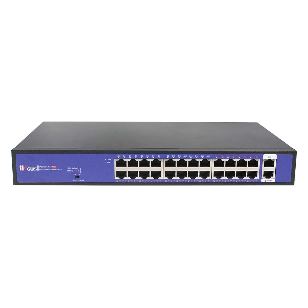 

Блок питания CCTV 250W серии GWS-3024PSD для сетевого оборудования с 24*1000M PoE портами + 2*1000M Uplink RJ45