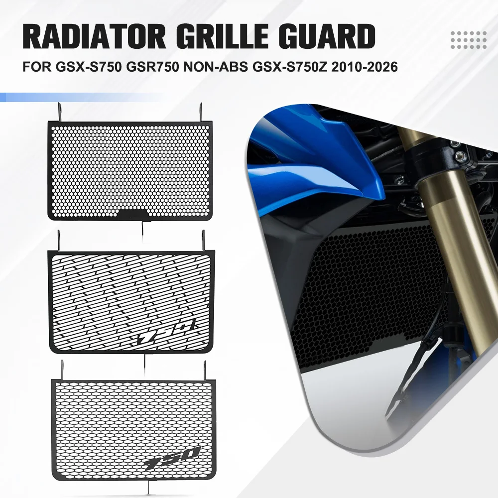 

Radiator Grille Guard Cover For Suzuki GSX-S750 GSR750 Non-ABS GSX-S750Z 2010-2022-2023-2024-2025-2026 Motorcycle Accessories