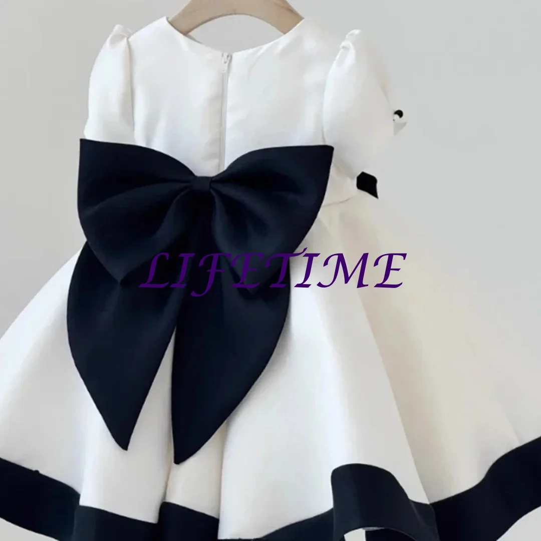 

Customized Pink Flower Girl Dress For Wedding Tulle Floral Appliques Puffy Gorgeous Little Girl Birthday Gift Banquet Prom Gown