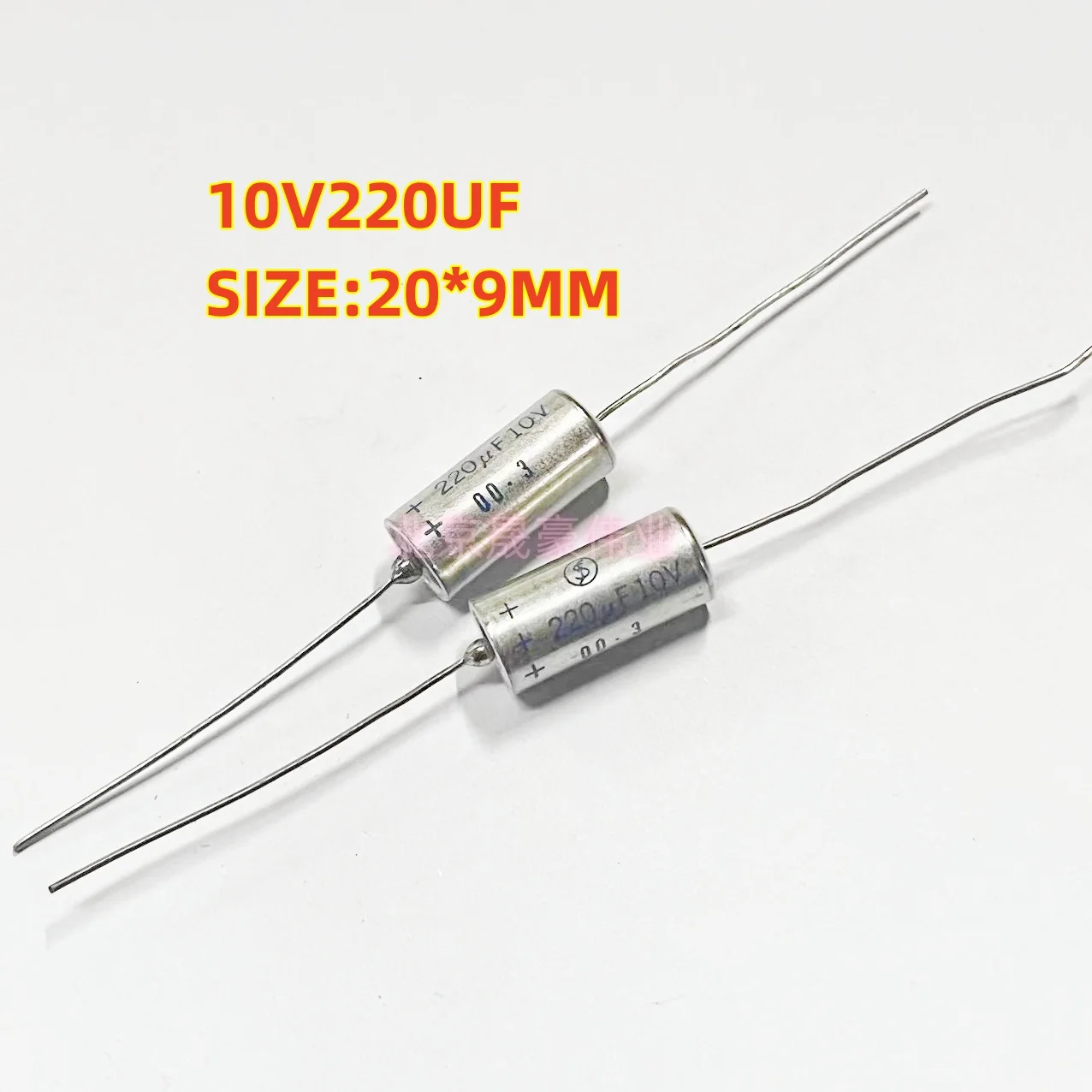 

2pcs 10V220UF 16V220UF Axial Tantalum Electrolytic Capacitor CTS13 220UF/10V 227K 220UF16V horizontal metal capacitor