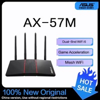 Asus Wifi 6 Router Rt-Ax57 Dual Band Wifi Router Game And Streaming Compatible With Aimesh Including Lifelong Internet Security