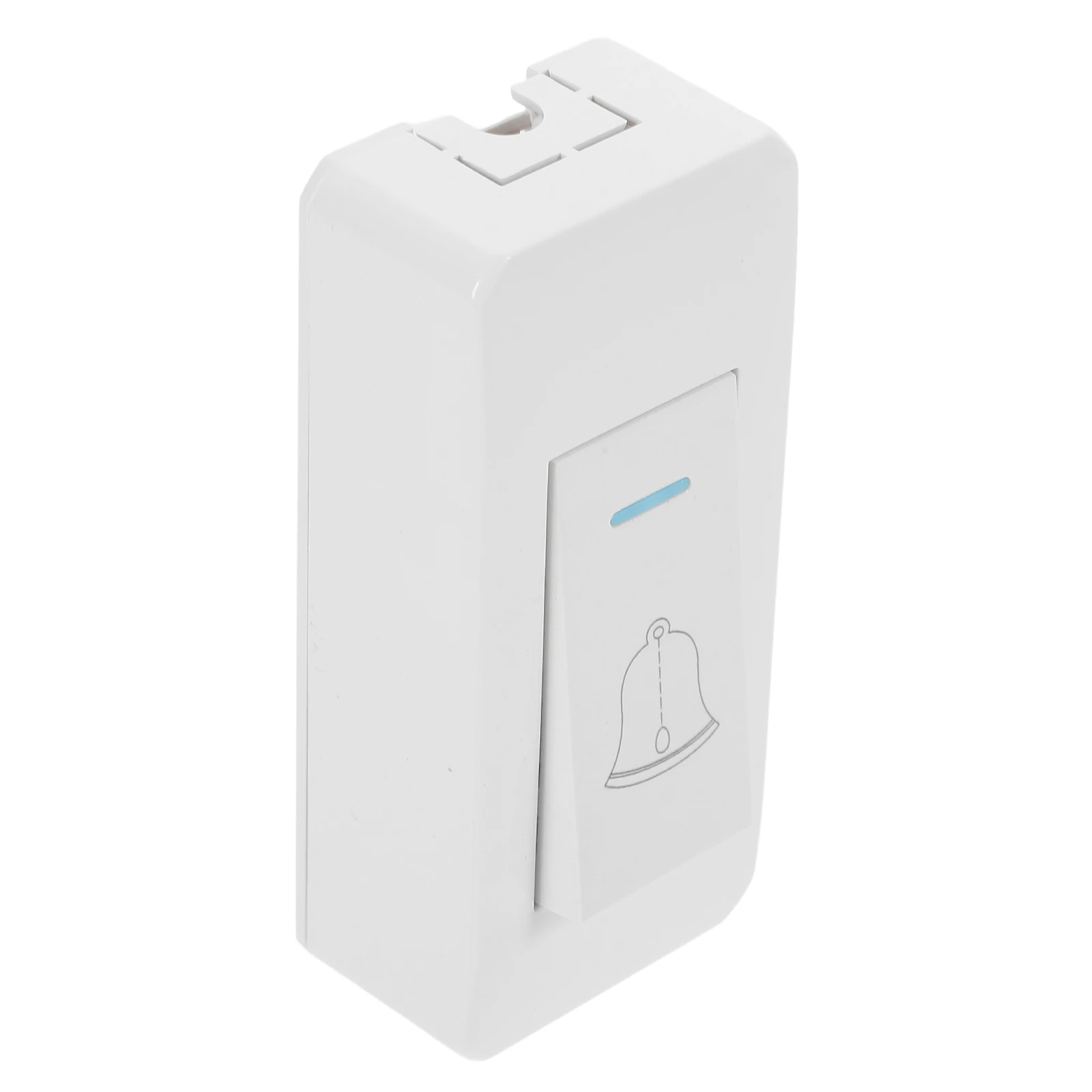 Doorbell Switch Wired Door Release Button Easy Install Surface Mount Cabinet Light Durable Spacesaving